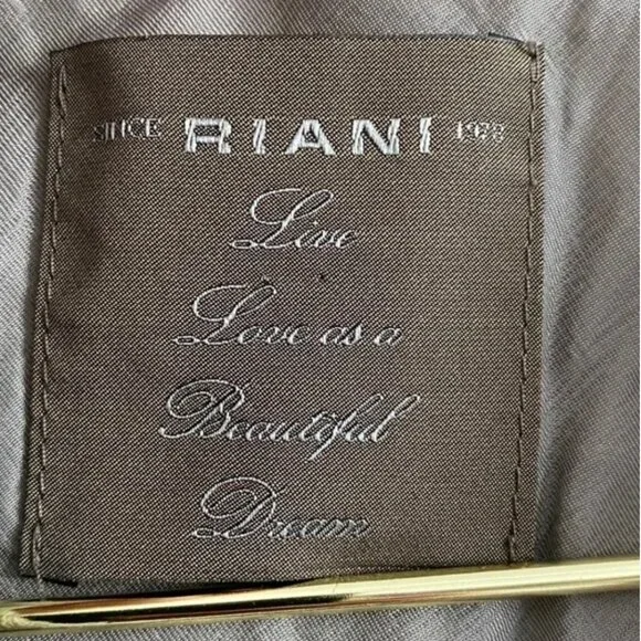 Riani • Long Linen–Virgin Wool Blazer • Size 10 - Picture 2 of 13